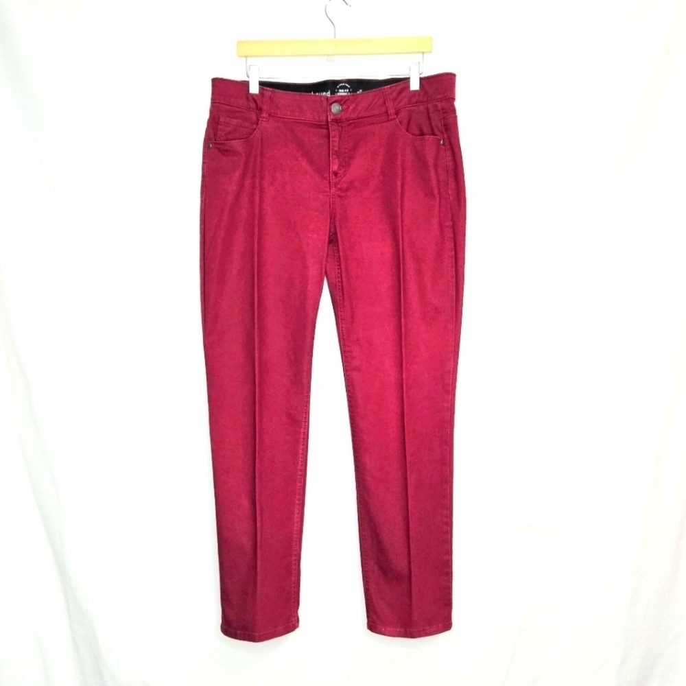 Westbound Woman dark red jeans. 14W